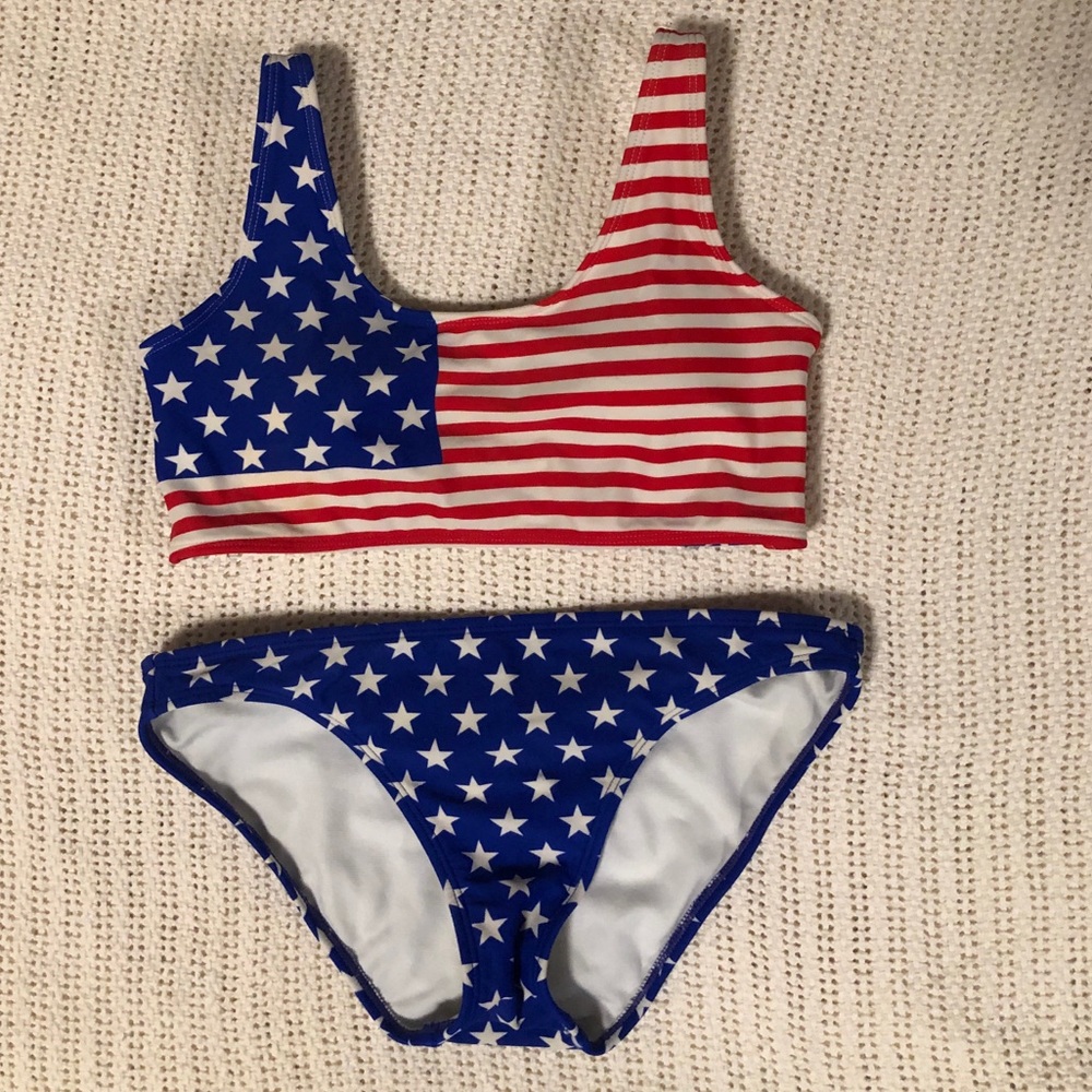 USA flag bikini